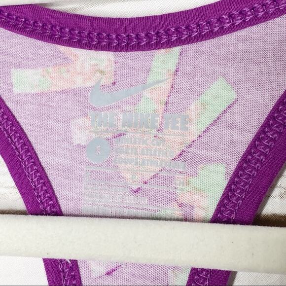 The Nike Tee Purple Athletic Racerback Tank Small - Picture 6 of 6